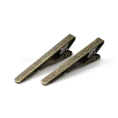 Rack Plating Brass Alligator Hair Clip Findings(KK-H453-02)-2