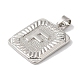 crémaillère pendentifs en laiton placage(KK-B092-42P-F)-2