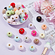 100Pcs Fabric European Beads(DIY-WR0004-69)-4
