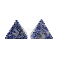 Natural Blue Aventurine Orgonite Pyramid Display Decorations, Figurine Home Decoration, Reiki Energy Stone for Healing, 30.5x30.5x25.5mm(G-C186-07C)