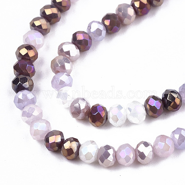 Opaque Glass Beads Strands(X-GLAA-T006-12B)-3