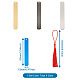 4 Sets 4 Colors Stainless Steel Bookmarks(AJEW-TA0001-21)-7
