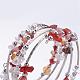 Five Loops Wrap Gemstone Beads Bracelets(BJEW-JB02589)-4