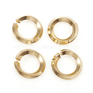 304 Stainless Steel Jump Ring, Open Jump Rings, Golden, 10 Gauge, 14x2.5mm, Inner Diameter: 9mm(STAS-G224-22G-04)