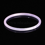 Dyed Natural Agate Simple Plain Bangle for Women, Inner Diameter: 2-1/4 inch(5.6~5.8cm)(FIND-PW0021-09B-01)