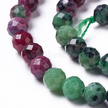 Natural Ruby in Zoisite Beads Strands(G-P457-A06-29)-3