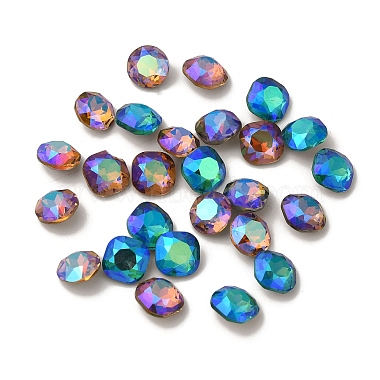 Square Glass Rhinestone Cabochons