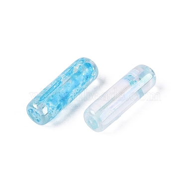 Picasso Transparent Glass Bugle Beads(SEED-N010-02A-13)-2