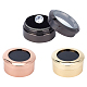 3Pcs 3 Colors Alloy & Stainless Steel Loose Diamond Boxes(CON-FG0001-07)-1