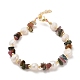 bracelets en perles de tourmaline naturelle pour femmes(BJEW-F478-02B)-1