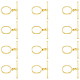 12 Sets Messing-Knebelverschl&uuml;sse(KK-HY0001-06)-1