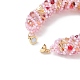 bracelet toho japonais en perles de graines et au chalumeau avec fermoirs magnétiques en laiton(BJEW-MZ00036-01)-4