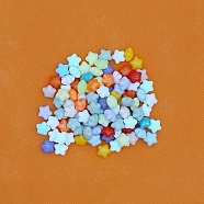 Sealing Wax Particles, for Retro Seal Stamp, Mixed Color, Star, 9.5x8.5x6mm, 100pcs/bag(SCRA-PW0012-01B)