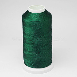 Nylon Thread, For Tassel Making, Dark Green, 0.3mm, about 1093.61 yards(1000m)/roll(NWIR-D047-44)