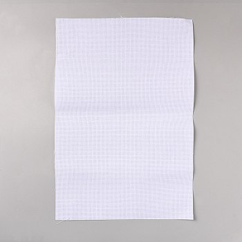 Linen Aida Cloth, Embroidery Supplies, Rectangle, White, 45x30x0.09cm