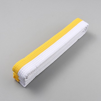 Taekwondo Belt, Martial Arts Perfomance Accessories, White, 2200x39x5mm