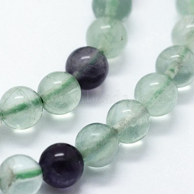 Chapelets de perles en fluorite naturel(G-I199-12-6mm)-3