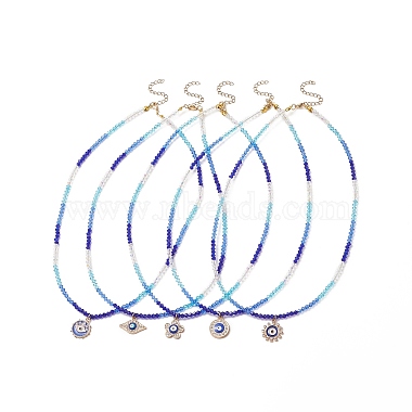Blue Alloy Necklaces