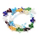 (Defective Closeout Sale: Some Broken) Cross Handmade Millefiori Glass Beads Strands(LK-XCP0001-03)-1