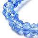 Chapelets de perles vernissées manuelles(LAMP-G156-20O)-4