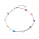 Colliers de perles rondes en perles de verre pour enfant(NJEW-JN03607)-1