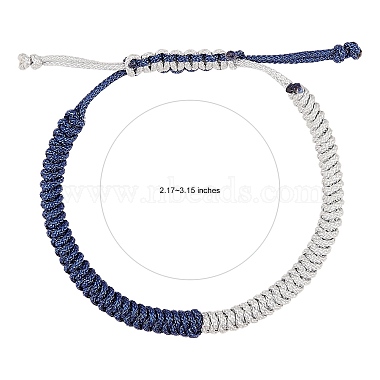 Nylon Threads Braided Bracelet(BJEW-SW00058-2)-2