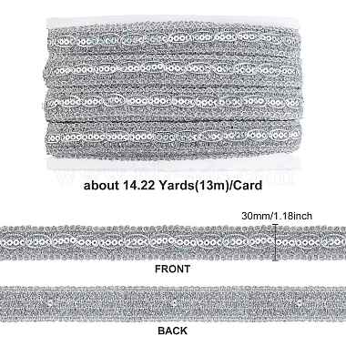 Metallic Yarn Ribbons(OCOR-WH0065-10A)-2