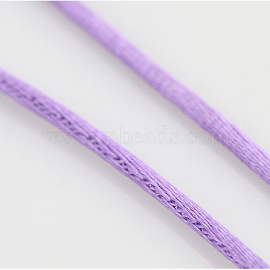 Cordons fil de nylon tressé rond de fabrication de noeuds chinois de macrame rattail(NWIR-O001-11)-2