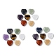 7Pcs 7 Styles Natural Mixed Gemstone Heart Palm Stones(G-M416-12)-1