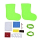 kits de calcetines navideños de tela no tejida diy(DIY-Q031-02G)-3