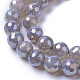 Electroplate Natural Grey Agate Beads Strands(G-F627-01-C01)-3