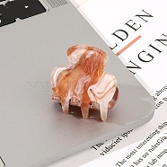 Acrylic Claw Hair Clips for Women, Chocolate, 30x30x30mm(PW-WG46677-04)