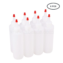 Plastic Glue Bottles, White, 14.7x0.5cm(TOOL-YW0001-03-180ml)