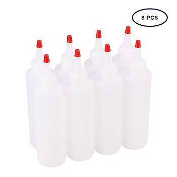 Plastic Glue Bottles, White, 14.7x0.5cm