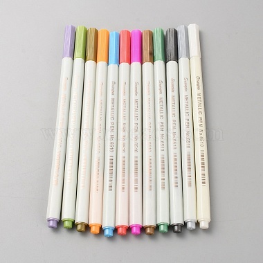 12St&uuml;ck Metallic-Marker(AJEW-WH0348-236)-1