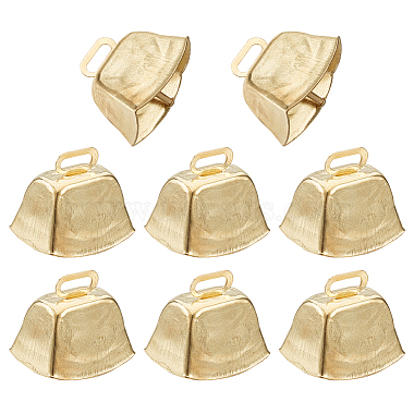 Golden Bell Iron Pendants