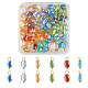 100Pcs 5 Colors Electroplate Glass Pendants(FIND-FH0005-09)-1