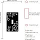 Tapa de salida de placa de interruptor de luz de hierro(AJEW-WH0197-034)-2