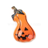 Hallowmas Opaque Resin Decoden Cabochons, Pumpkin, 37x20.8x5mm(RESI-M044-01E)