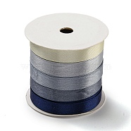 10M 5 Colors Polyester Ribbon, for Gift Wrapping, Marine Blue, 3/8 inch(10mm), 2m/color(X1-OCOR-Q026-03E)