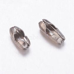 304 Stainless Steel Jewelry Findings, Ball Chain Connectors, Stainless Steel Color, 5.5x2mm, Hole: 0.5mm(STAS-E139-B-02)