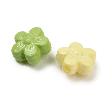 Opaque Acrylic Beads(OACR-D043-04)-2