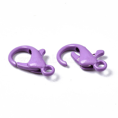 Spray Painted Eco-Friendly Alloy Lobster Claw Clasps(X-PALLOY-T080-06D-NR)-5