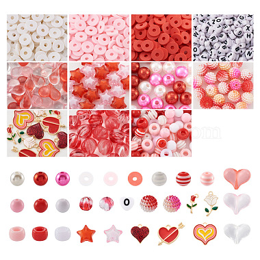 DIY Jewelry Making Finding Kit for Valentine's Day(DIY-CD0001-44)-2