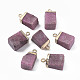 Natural Strawberry Quartz Pendants(G-Q998-035H)-1