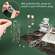 Transparent Acrylic Slant Back Earring Display Stands(EDIS-WH0035-07A)-6
