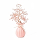 Natural Gemstone Chips and  Ceramic Vase Display Decorations(DJEW-B007-01A)-1