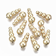 CCB Plastic Beads, Teardrop, Golden, 20x8mm, Hole: 1.2mm, about 880pcs/450g(CCB-T011-49G)