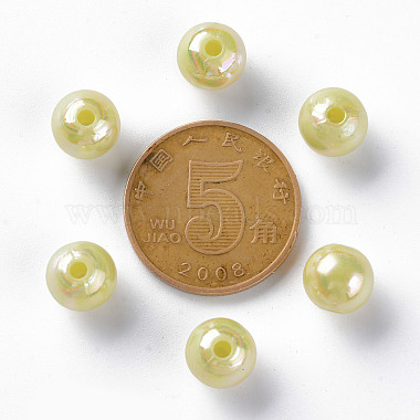 Perles acryliques opaques(MACR-S370-D8mm-A10)-3