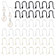 240Pcs 3 Colors Plastic Earring Hooks(KY-ME0001-02)-1